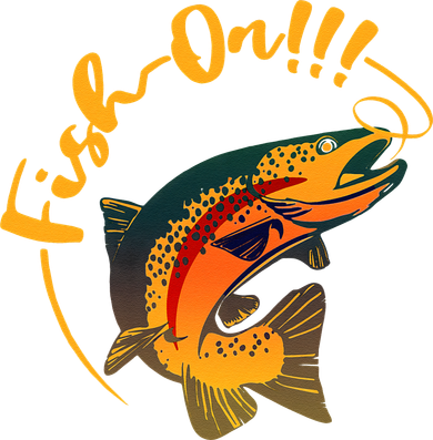 Fish On!!! Rainbow Trout Fishing Women's Tank Top