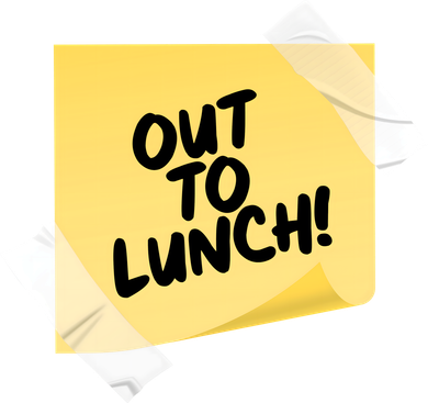 Funny Out To Lunch Taped Note Toddler Hoodie