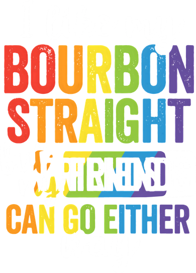 Funny Pride LGBT Ally Gift Bourbon Straight Friends Premium Toddler Long Sleeve