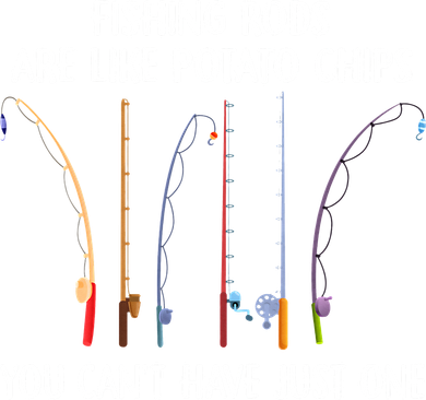 Fishing Rods Are Like Potato Chips You Can’t Have Just One Kids T-Shirt