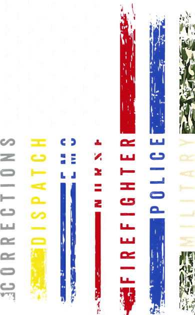 First Responders Hero Flag Nurse EMS Police Fire Military Visor