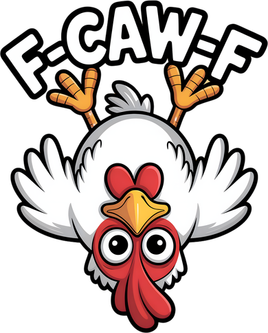 Funny Rooster Meme F-Caw-F Baby Bodysuit