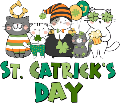 Funny St Catrick's Day St Patrick's Day Cats Ornament