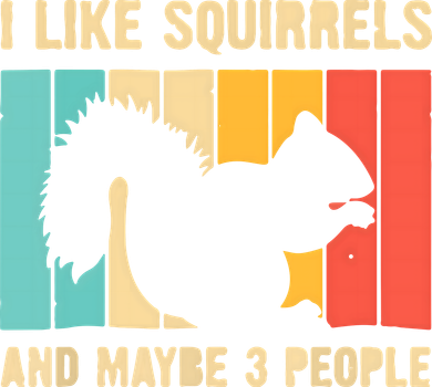 Funny Squirrel Design For Pet Squirrel Lovers Coaster