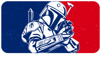 Funny Sci Fi Bounty Hunter Sports Logo Kids Hoodie