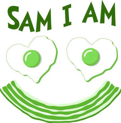 Funny Sam I Am Reading Fan Book Lover Mousepad