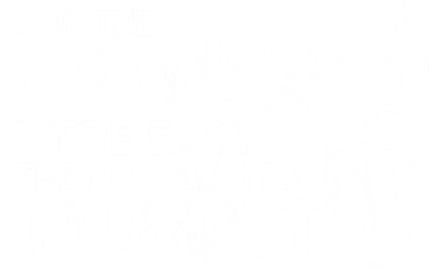 Funny Saxophone Shirts If Saxophone Was Easy Call It Trumpet Women's Tank Top