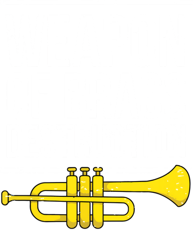 Funny Trumpet Player Marching Band Trumpeter Brass Player Kids T-Shirt