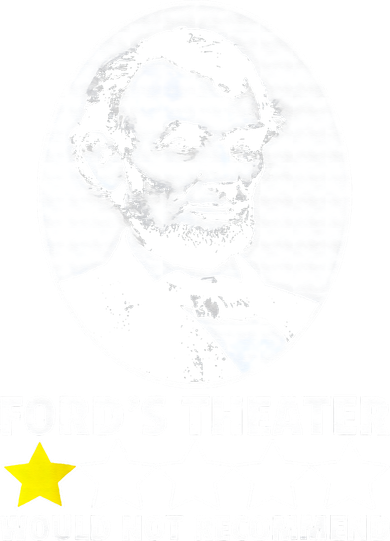Ford's Theater Would Not Recommend 1Star Abraham Lincoln Bucket Hat