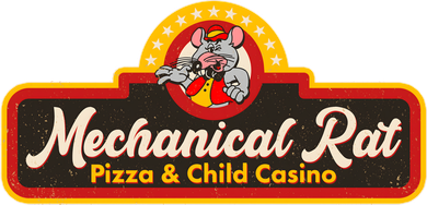 Funny Vintage Retro Mechanical Rat Pizza And Child Casino Coffee Mug