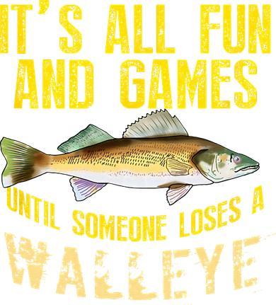 Funny Walleye Fishing Freshwater Fish Graphic Tote Bag