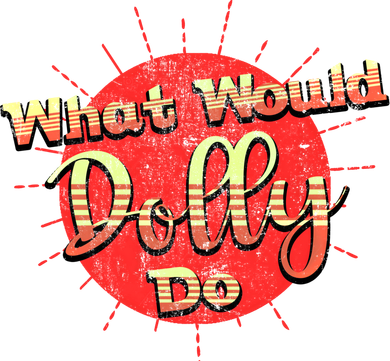 Funny What Would Dolly Do Vintage Distressed Retro Gift Apron
