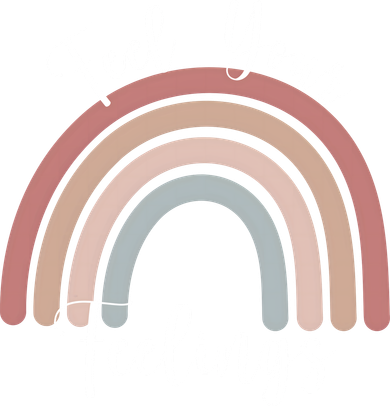 Feel Your Feelings Rainbow Button