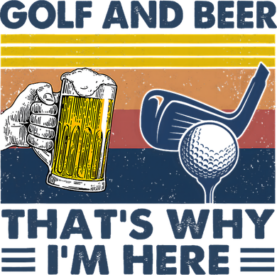 Golf Beer Joke Dad Funny Drinking Day Gift For Father's Day Golf Towel