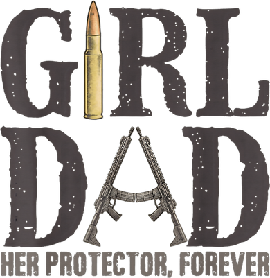 Girl Dad Her Protector Forever Funny Father of Girls Backpack