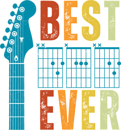 Guitarist Father Best Dad Ever Retro Gift Coffee Mug