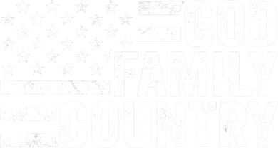 God Family Country - Patriotic Christian American Flag Hat