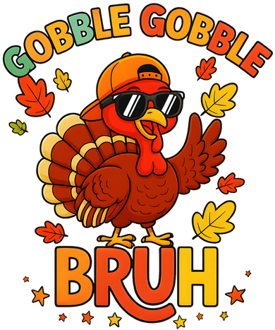 Gobble Gobble Bruh Funny Cute Thanksgiving Hat