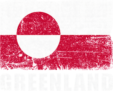 Greenland Grunge Country Flag Backpack