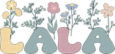 Groovy Lala Grandmother Flowers Lala Grandma Button