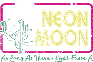 Groovy Neon Moon Lyrics Music 70s Retro Cactus Kids Long Sleeve Shirt