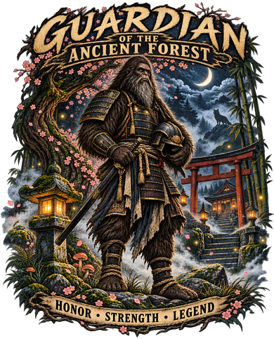Guardian Of The Ancient Forest – Bigfoot Samurai Warrior Women's Tank Top
