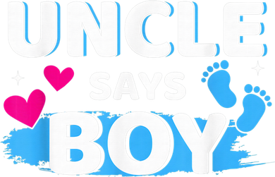  Gender reveal uncle says boy matching family baby party Tumbler