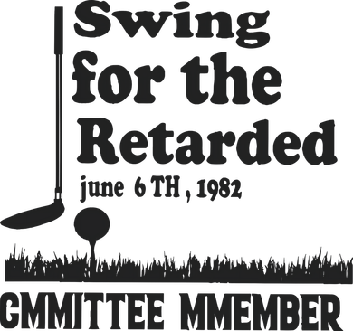 Golf Swing For The Retarded Committee Member Kids Long Sleeve Shirt
