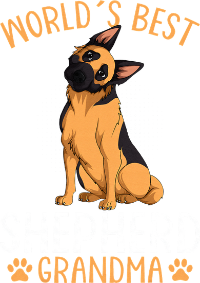 German Shepherd Grandma Dog Toddler T-Shirt
