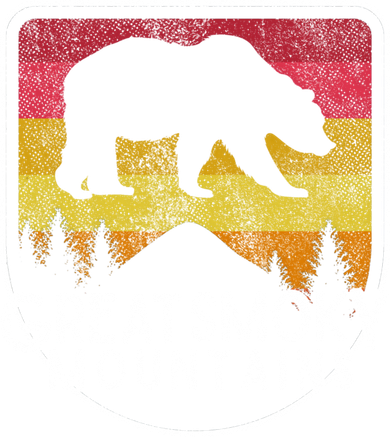Great Smoky Mountains National Park Retro Gift Golf Towel