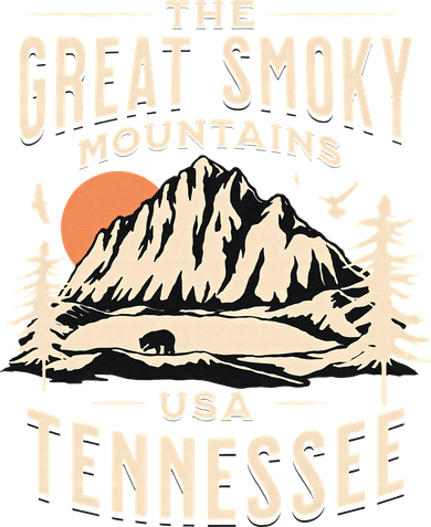 Great Smoky Mountains National Park Tennessee Outdoors Hooded Wearable Blanket