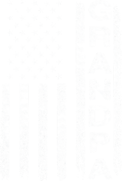 Grandpa Vintage American Flag Father's Day 4th of July Papa Coaster