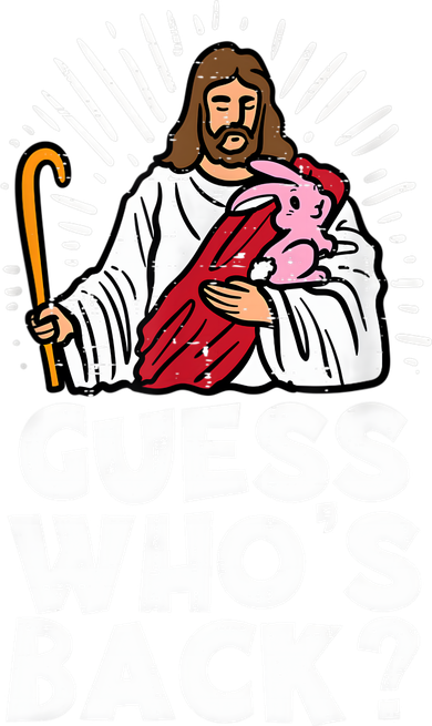 Guess Whos Back Jesus Easter Funny Religious Ornament