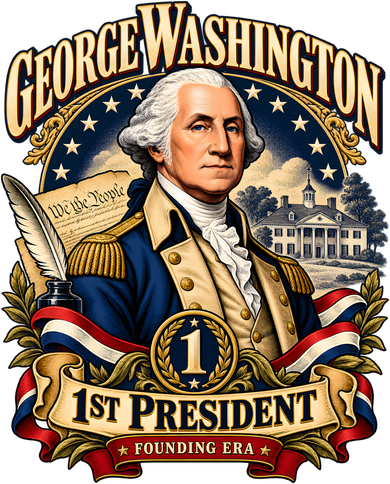 George Washington First President Founding Era Women's T-Shirt