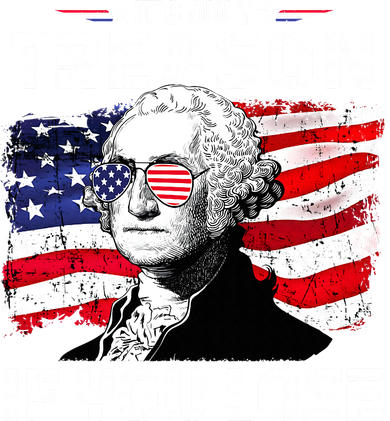 George Washington It's Only Treason If You Lose 4th Of July Bucket Hat