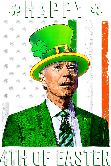 Happy 4th Of Easter Joe Biden St Patricks Day Leprechaun Hat  Toddler Sweatshirt