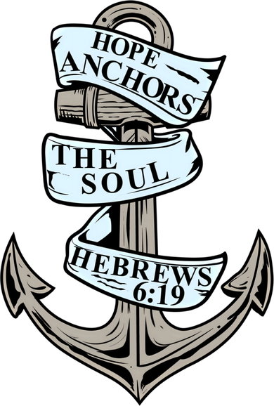 Hope Anchors The Soul Hebrews 6:19 Christian Faith Anchor Gift Women's Long Sleeve Shirt