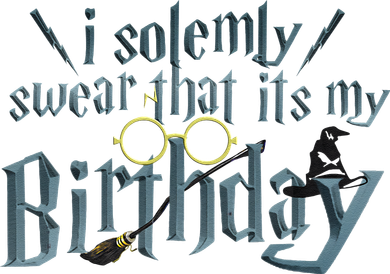 Harry Birthday Wizard, I Solemnly Swear Its My Birthday Kids Hoodie