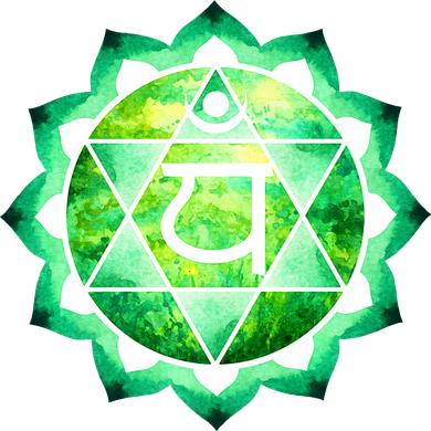 Heart Chakra Green Watercolor Lotus Mandala Yoga OM Kids Hoodie