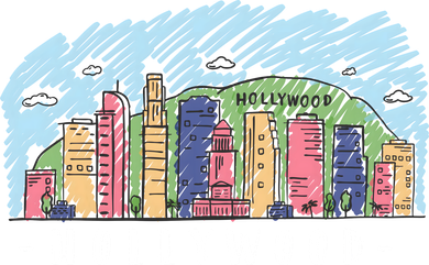 Hollywood Cartoon Style Illustration Polo