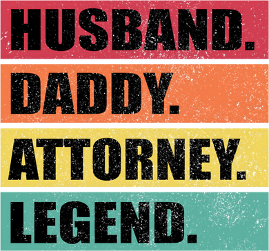 Husband Daddy Attorney Legend Retro Fathers Day Meaningful Gift Tank Top