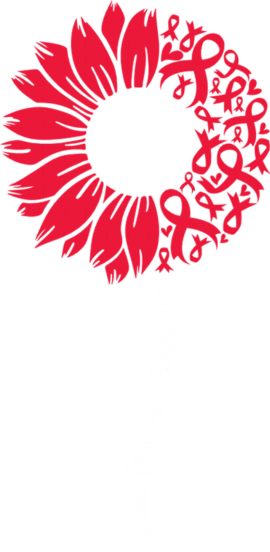 Heart Disease Awareness Month Sunflower Women's Sweatshirt