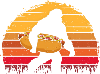 Hot Dog Bigfoot Legend Hotdog Sausage Frankfurter Wiener Gift Kids T-Shirt