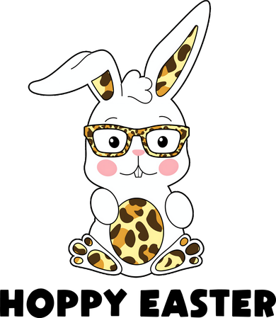 Hoppy Easter Bunny Cute Holiday Bucket Hat