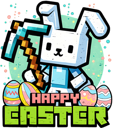Happy Easter Bunny Gaming Coaster