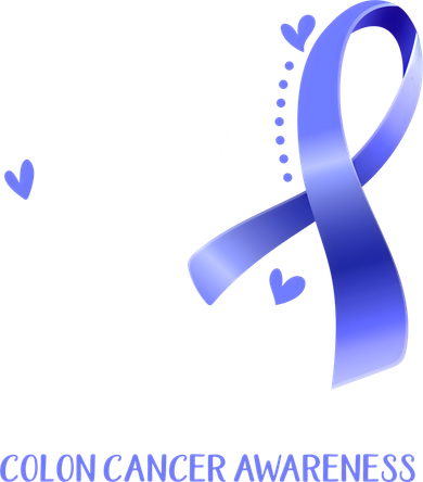 His Fight Is Our Fight Colon Cancer Awareness Gift Women's Tank Top