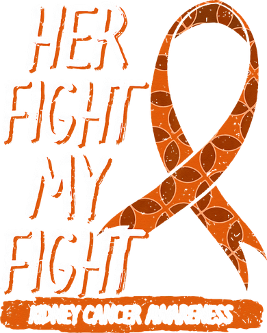 Her Fight Is My Fight Kidney Cancer Awareness Wilms Tumor Toddler T-Shirt