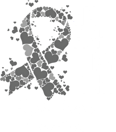 His Fight Is My Fight Brain Cancer Awareness Gift Ceramic Ornament