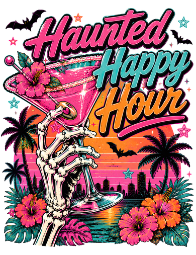 Haunted Happy Hour Women's Tank Top