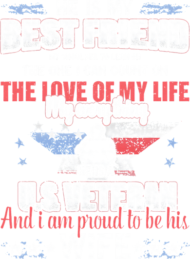 He Is A US Veteran And Im Proud To Be His Wife Women's Tank Top
